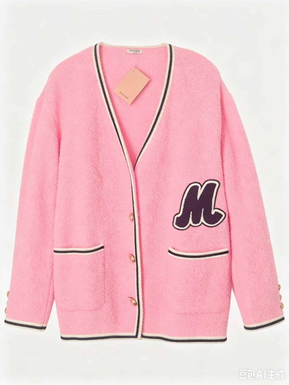 Miu Miu Pink Boulce cardigan sweater